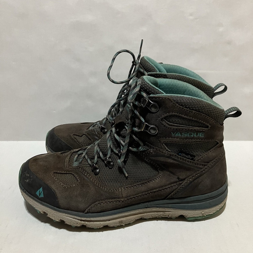 Vasque Hiking‎ Boots Womens Size 7.5 M Mesa Trek Waterproof Suede Ultra Dry